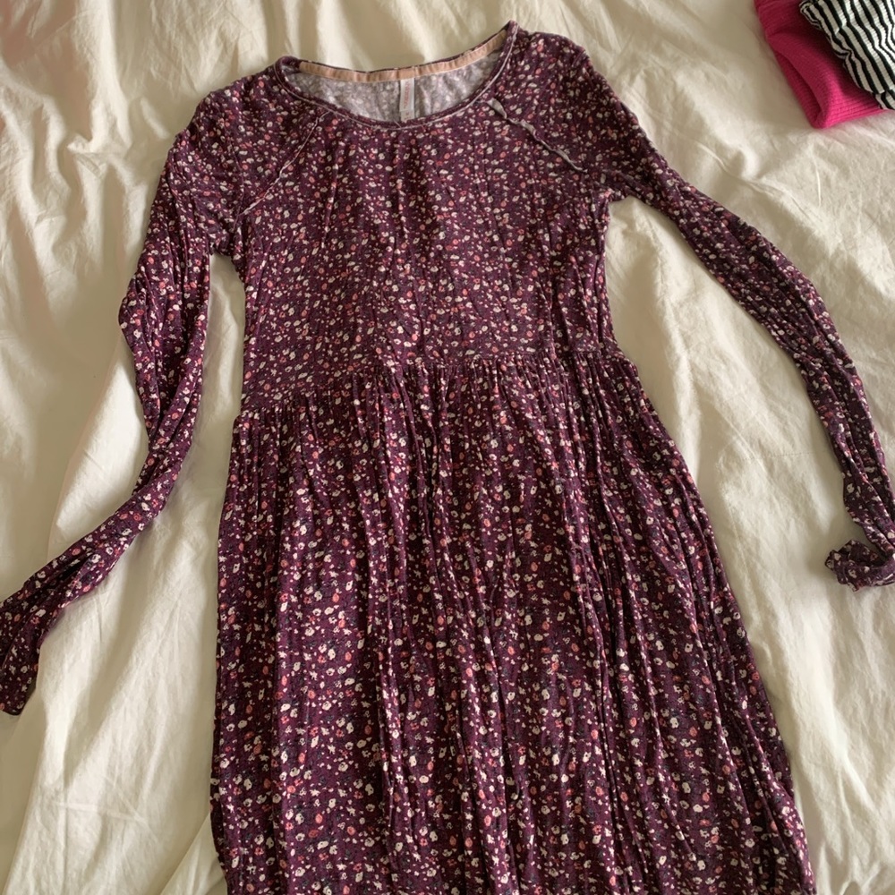 long sleeve shift dress size medium